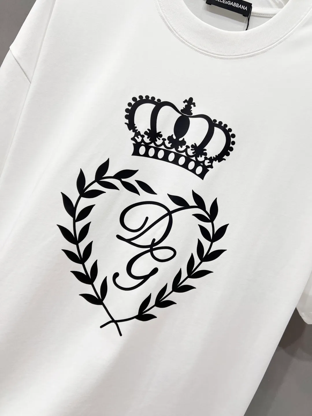 110👍DG logo Logo Same Style T Versatile ( ) : Black White Size：S M L XL